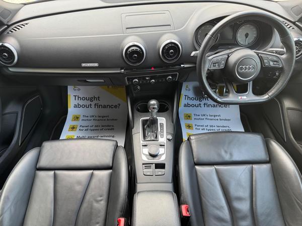 Audi S3 2.0 TFSI Black Edition Sportback S Tronic quattro Euro 6 (s/s) 5dr